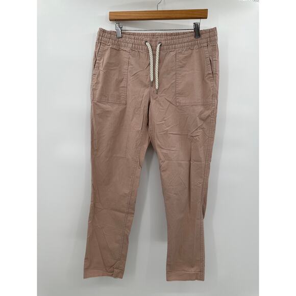 Vuori Women's Ripstop Pant Mid Rise Full Length Light Pink Size Medium - Picture 1 of 13